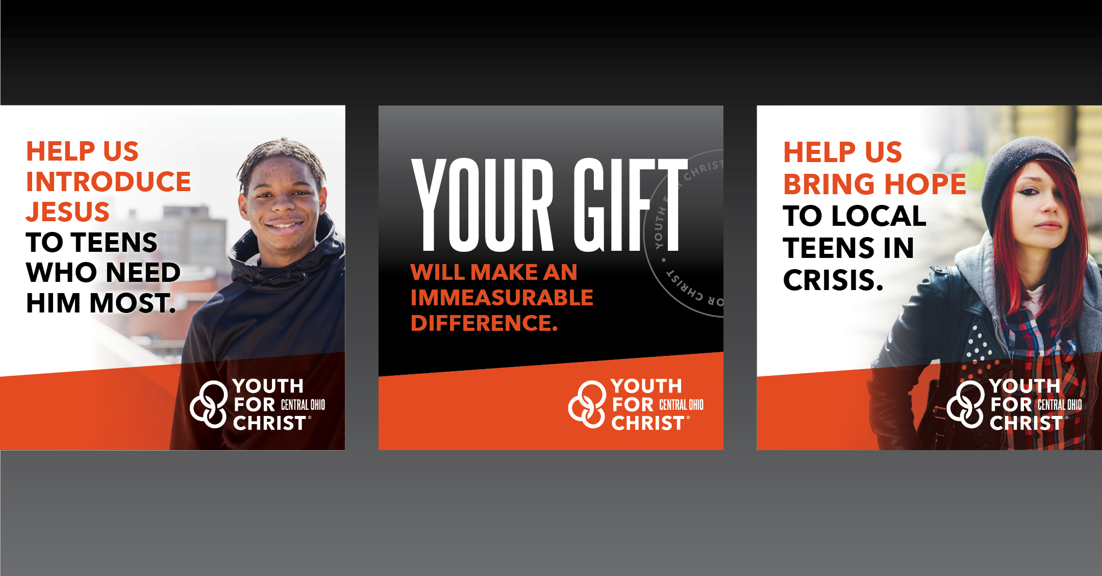 Central Ohio Youth for Christ | Year-End Campaign | Development | Fundraising | Peebles Creative Group